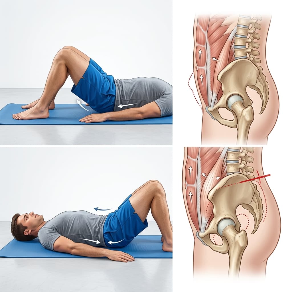 Pelvic Tilting Exercises for Anterior Pelvic Tilt Correction