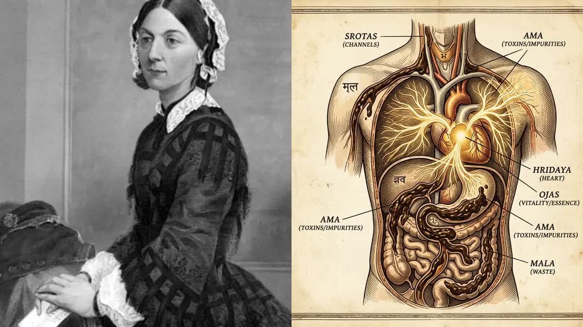 Florence Nightingale's Post-Viral Chronic Fatigue: An Ayurvedic Reconstruction of Ojas Depletion and Ama Toxicity