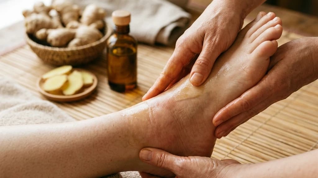 Joint Swelling (Ama Vata): Clearing Toxins with Ginger and Mild Lymphatic Drainage