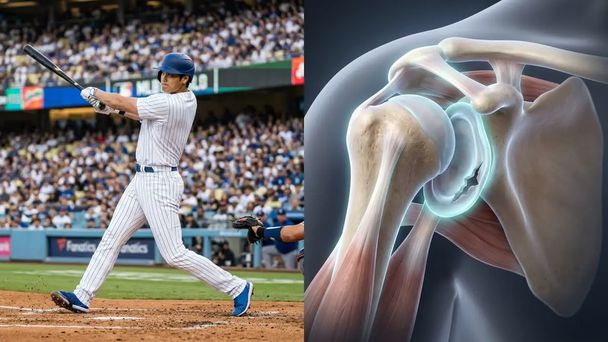 Shohei Ohtani's World Series Shoulder Subluxation: Biomechanics of Labral Tears and Non-Surgical Joint Stabilization