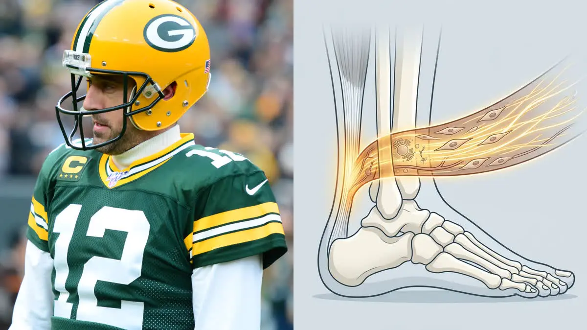 Aaron Rodgers' Achilles Rupture: Biomechanics of Speed-Healing Recovery