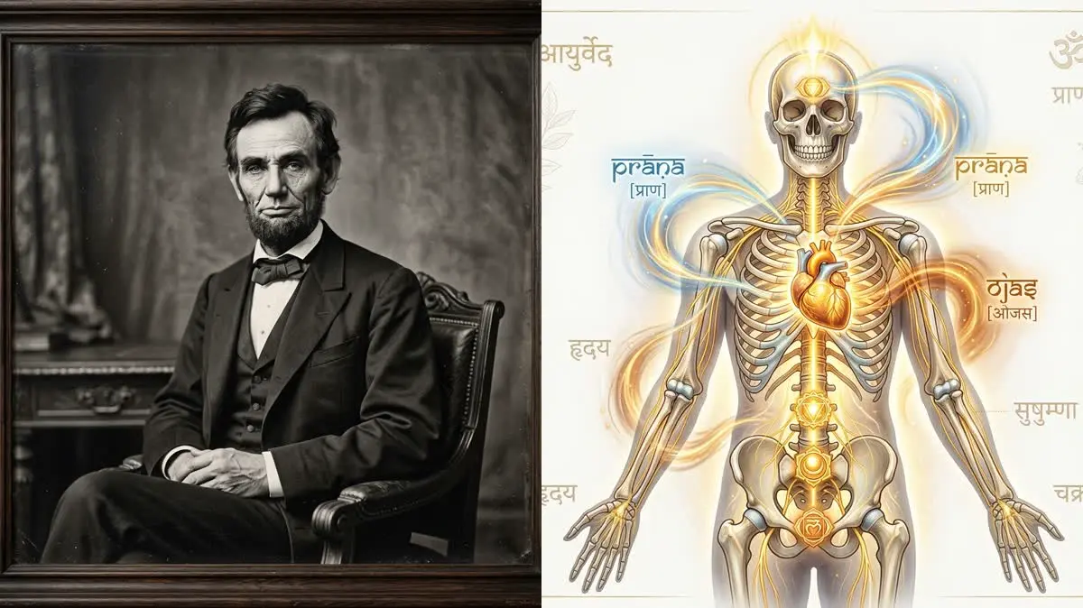 Abraham Lincoln's Marfanoid Habitus and Melancholia: An Ayurvedic Forensic Reconstruction of Vata Skeletal Structure and Sadhaka Pitta Depletion