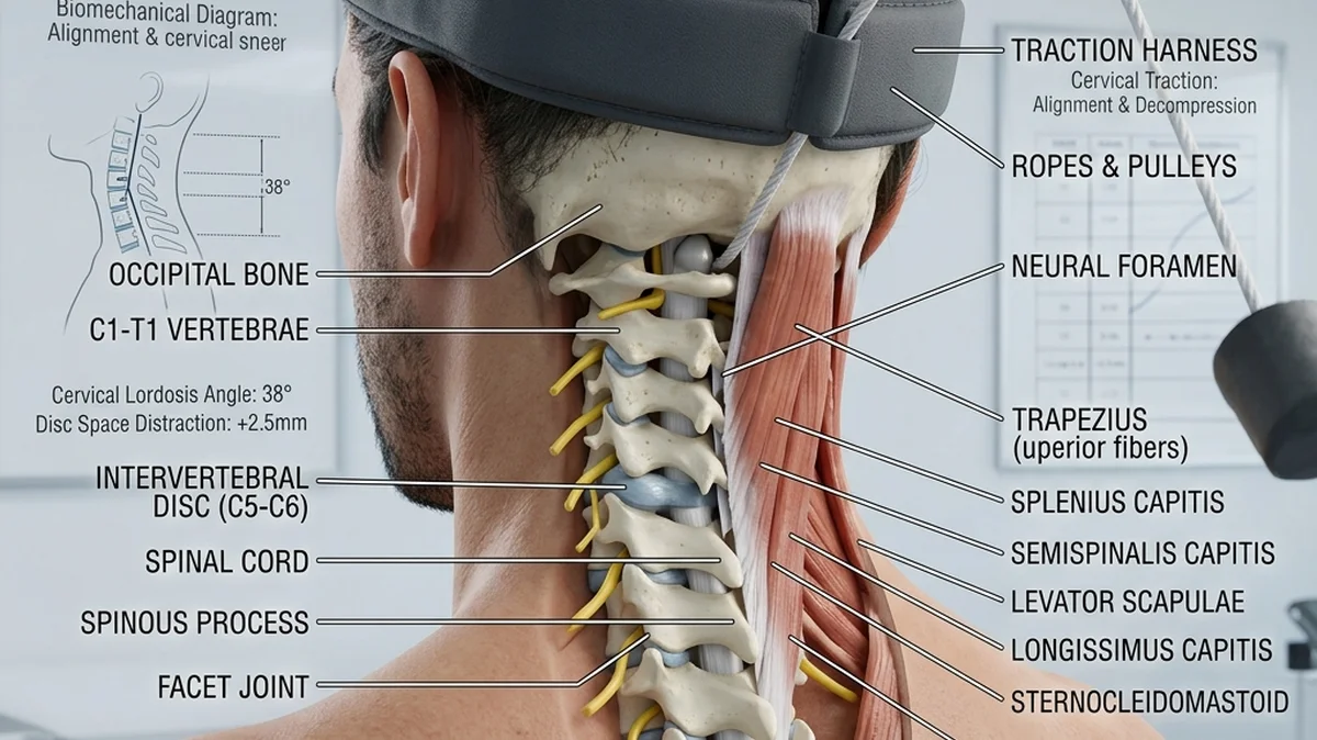 Cervical Radiculopathy: Traction, Isometric Exercises, and Nerve Glides