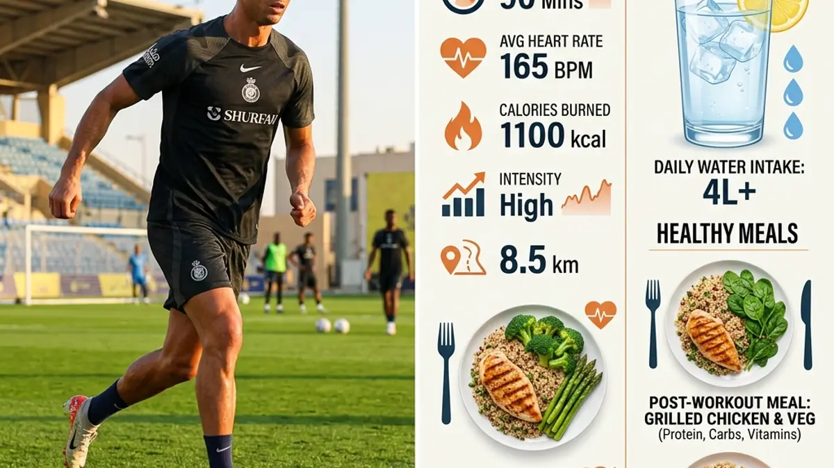 Cristiano Ronaldo's Daily Routine: Polyphasic Sleep, Gym Workouts, and His 6-Meal High-Protein Diet