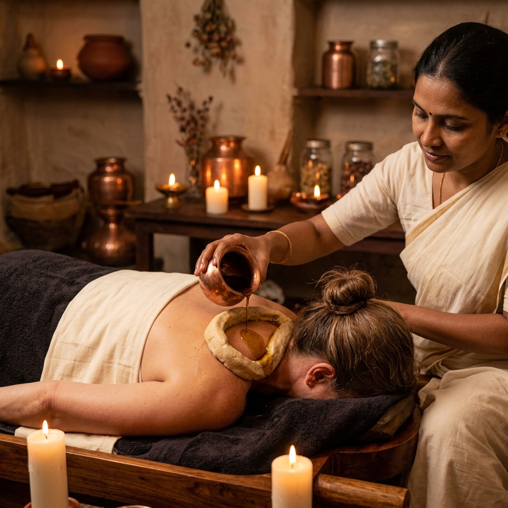 Frozen Shoulder: Griva Basti Warm Oil Therapy for Capsular Stiffness