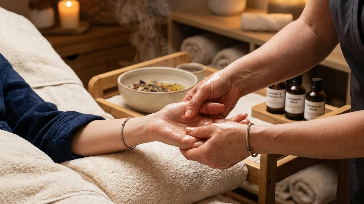Trigger Finger: Ayurvedic Hand Abhyanga Massage and Herbal Treatments